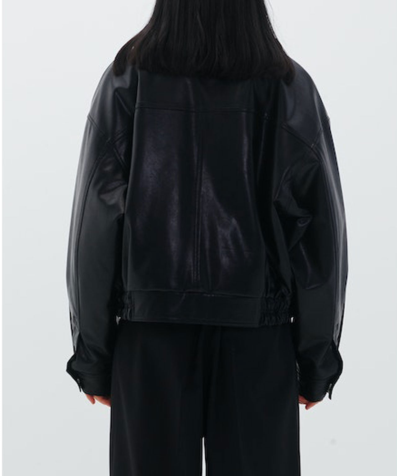 LOW CLASSIC Schwarze Pilotenjacke