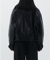 LOW CLASSIC Schwarze Pilotenjacke