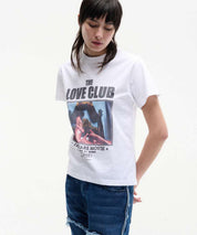 CARNE BOLLENTE Weißes T-Shirt mit Frontprint – Ansicht 1