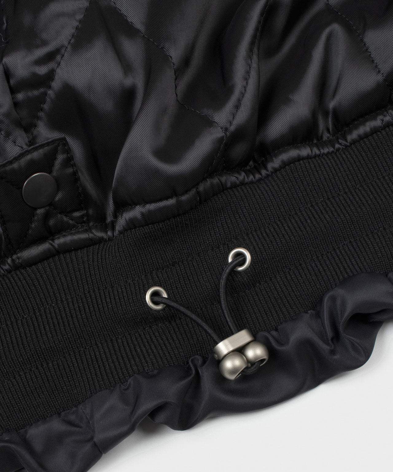 LOW CLASSIC Schwarze wendbare Blousonjacke