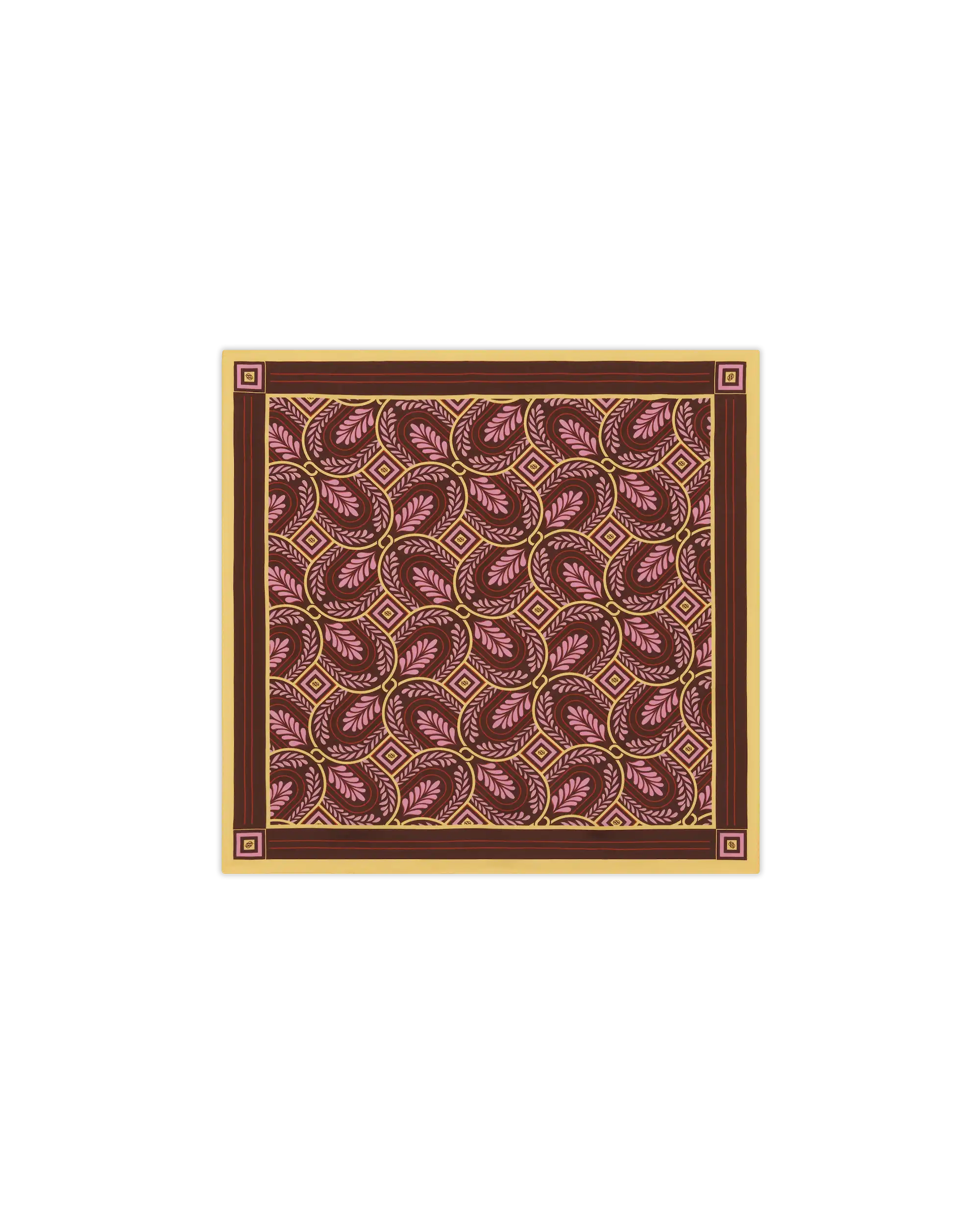 Drôle de Monsieur Seidenbandana mit Lederring – Ansicht 2