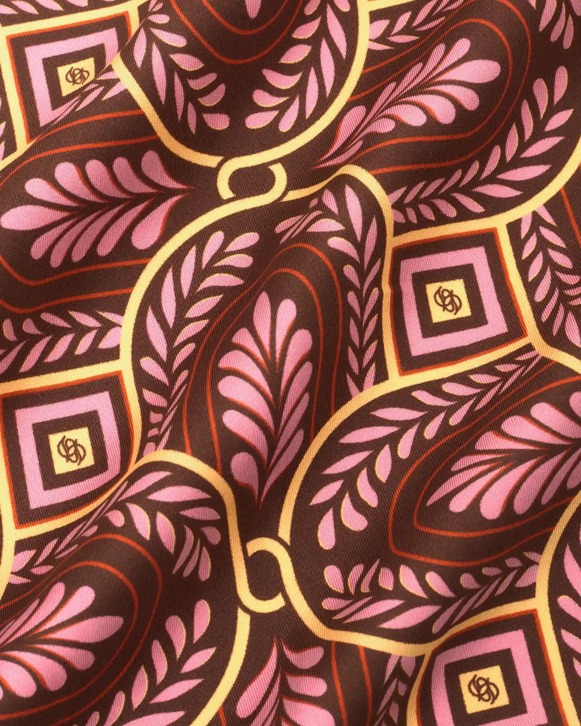 Drôle de Monsieur Seidenbandana mit Lederring – Ansicht 3