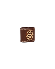 Drôle de Monsieur Seidenbandana mit Lederring – Ansicht 4