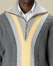Drôle De Monsieur Stricktroyer mit Colorblocking – Ansicht 2