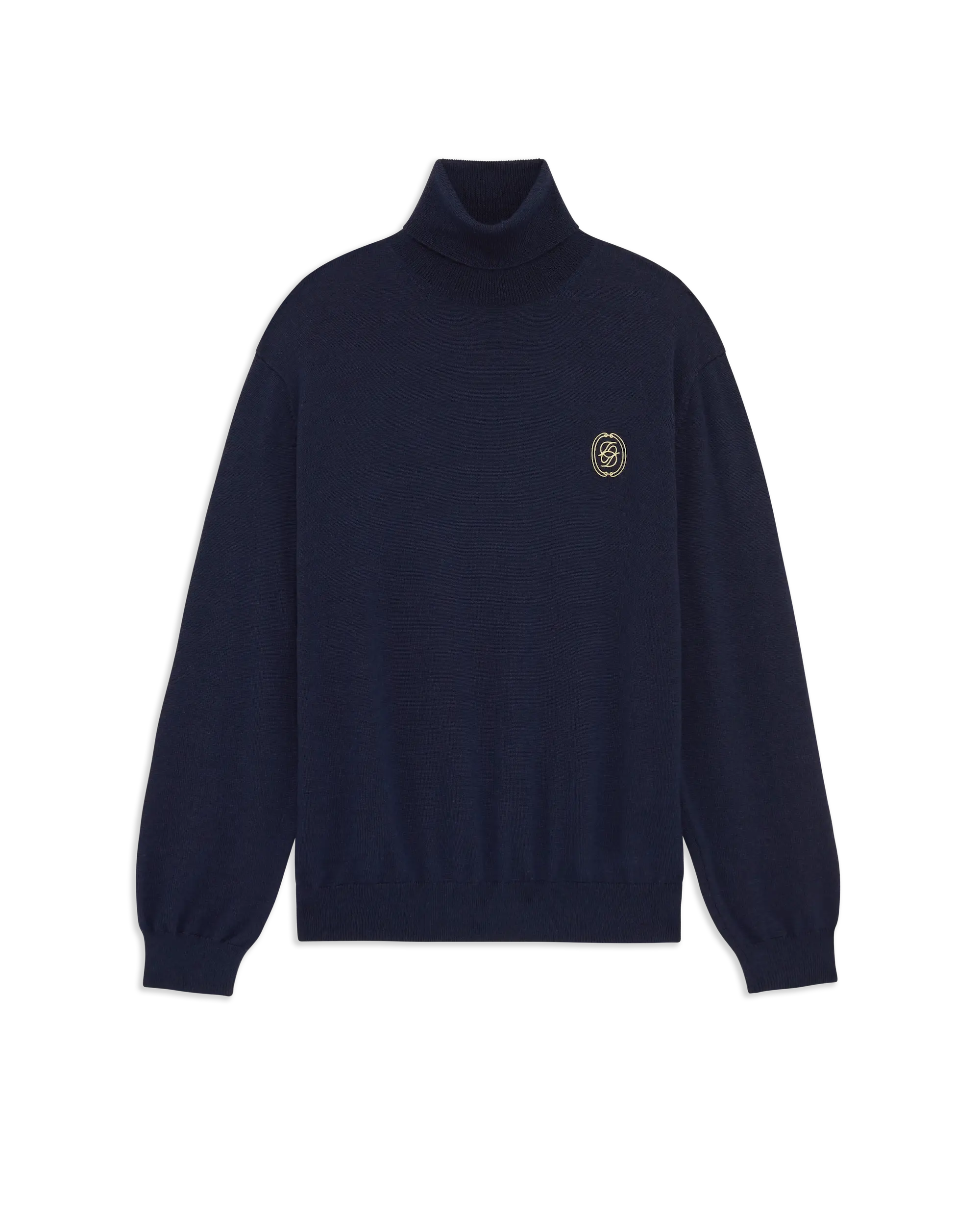 Drôle De Monsieur Nachtblauer Feinstrickpullover – Ansicht 1