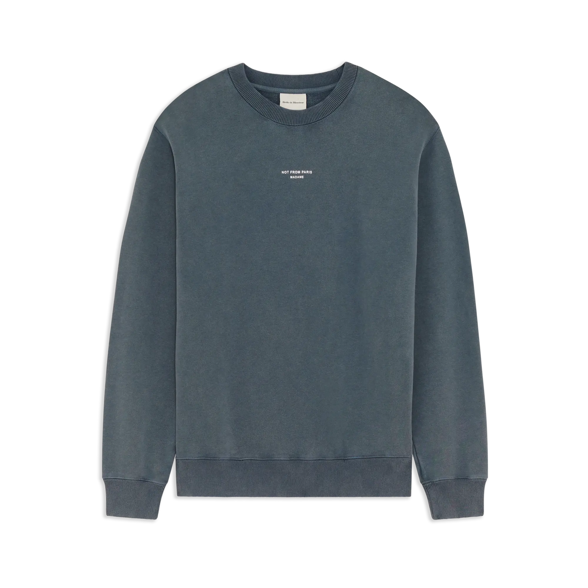 Drôle De Monsieur Vintage washed Logosweater – Ansicht 1