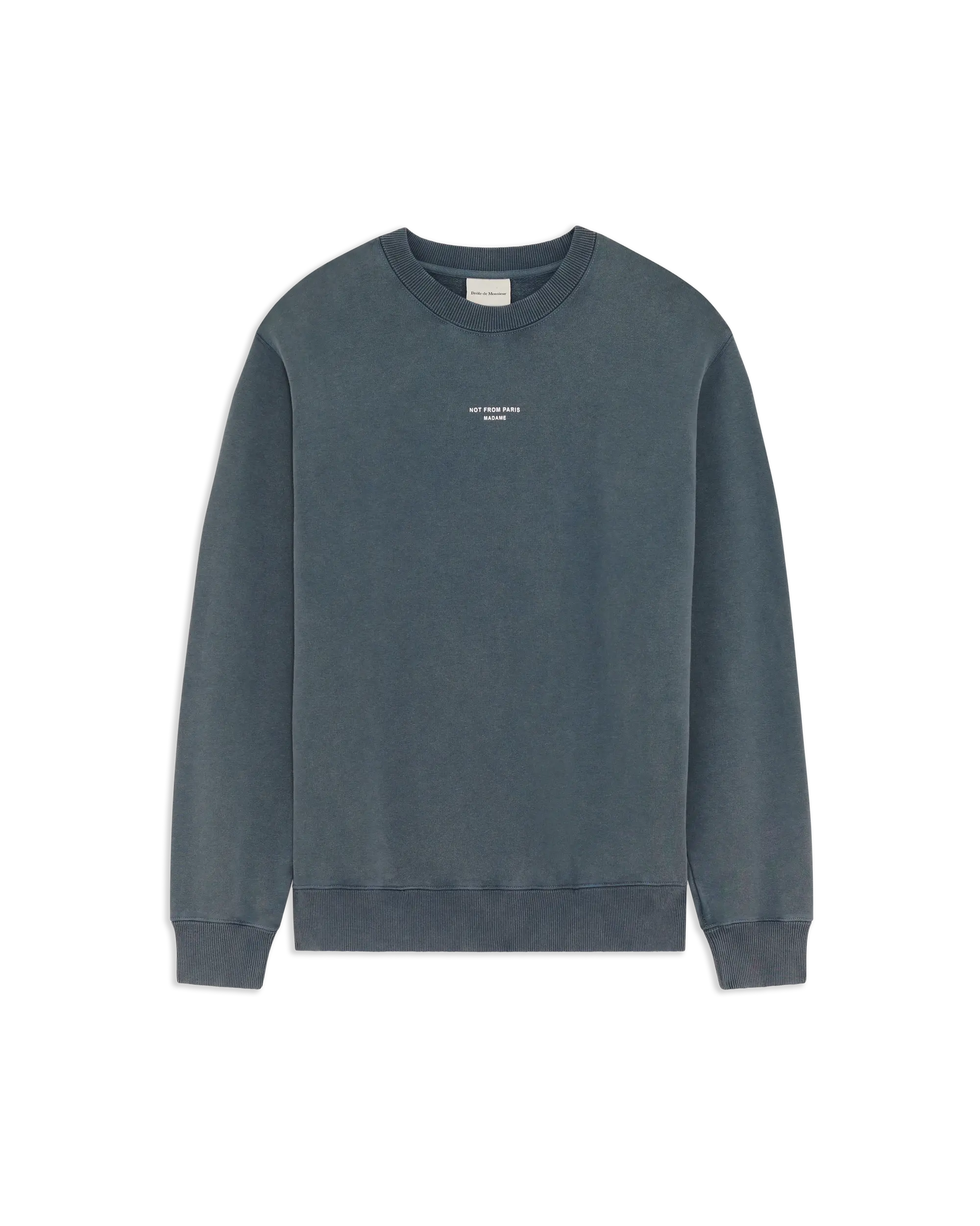 Drôle De Monsieur Vintage washed Logosweater – Ansicht 1