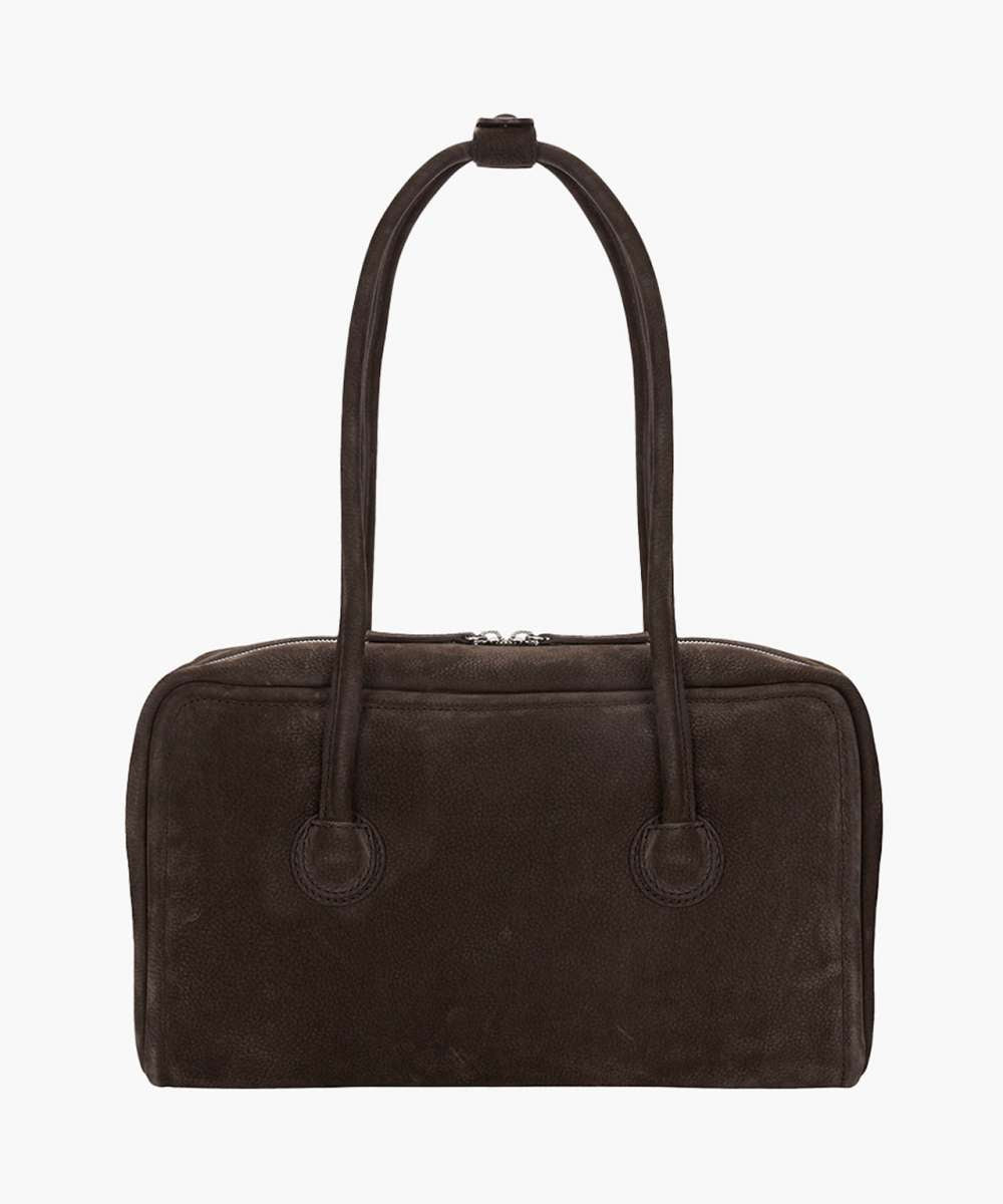 MARGESHERWOOD Soft Boston Henkeltasche, schokobraun