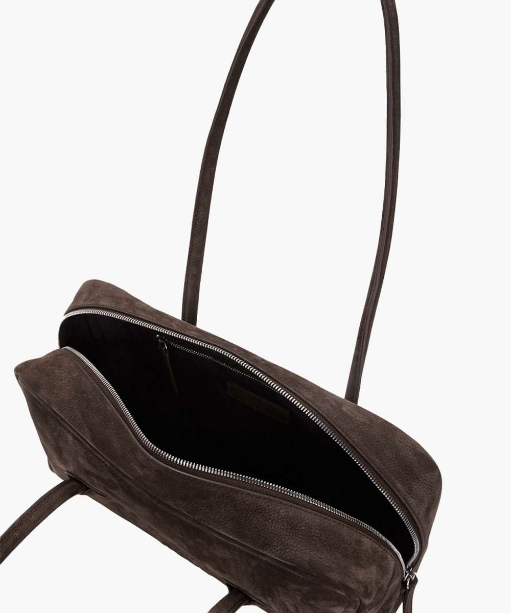 MARGESHERWOOD Soft Boston Henkeltasche, schokobraun