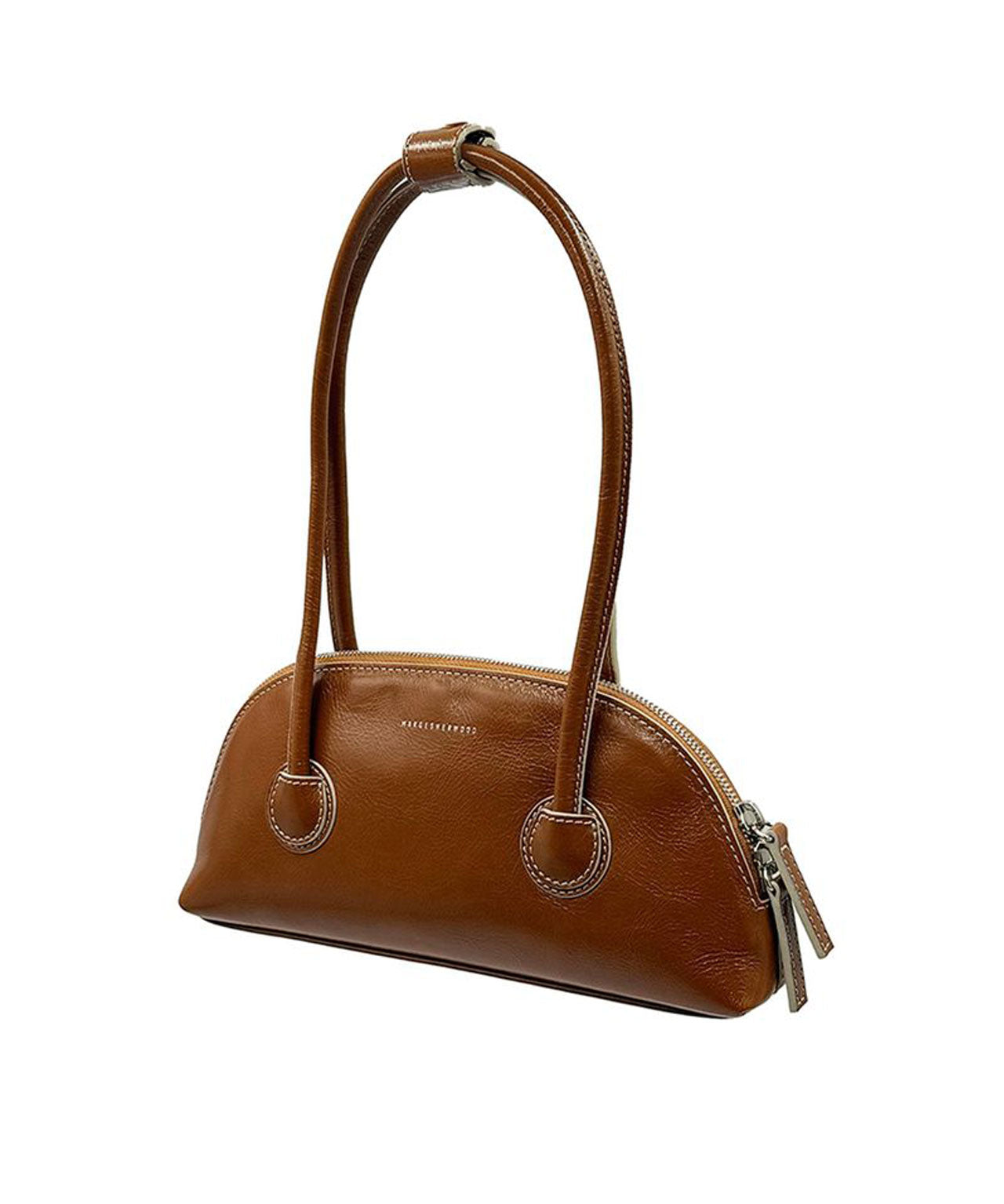 MARGESHERWOOD Besette Minischultertasche in Braun