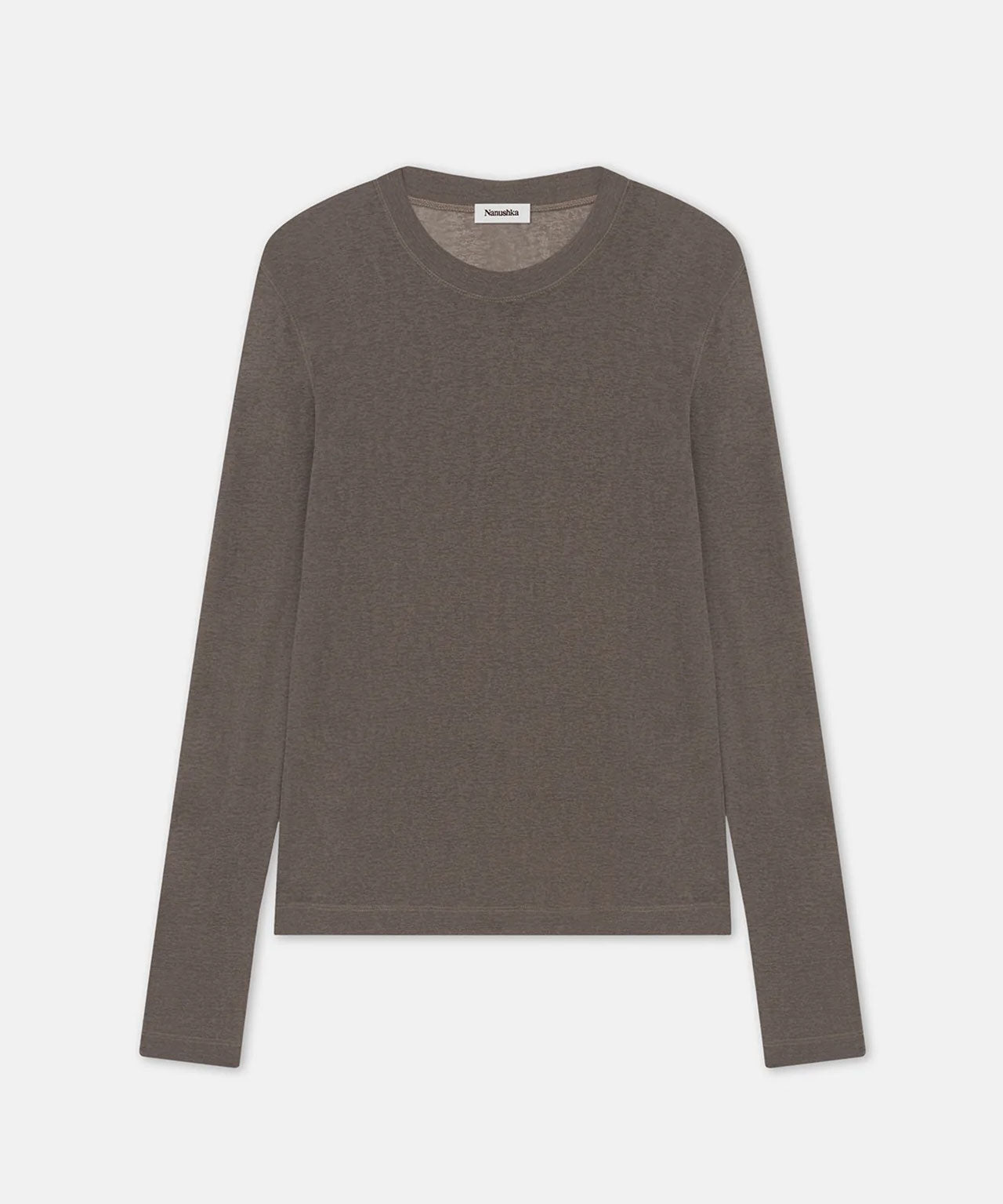 NANUSHKA Schlammfarbenes Longsleeve