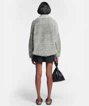 NANUSHKA Melierter, oversized Pullover im Cashmeremix
