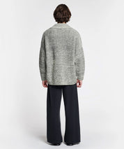 NANUSHKA Melierter, oversized Pullover im Cashmeremix