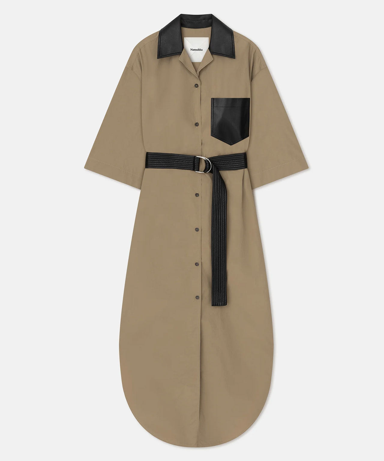 NANUSHKA Maxikleid mit Gürtel