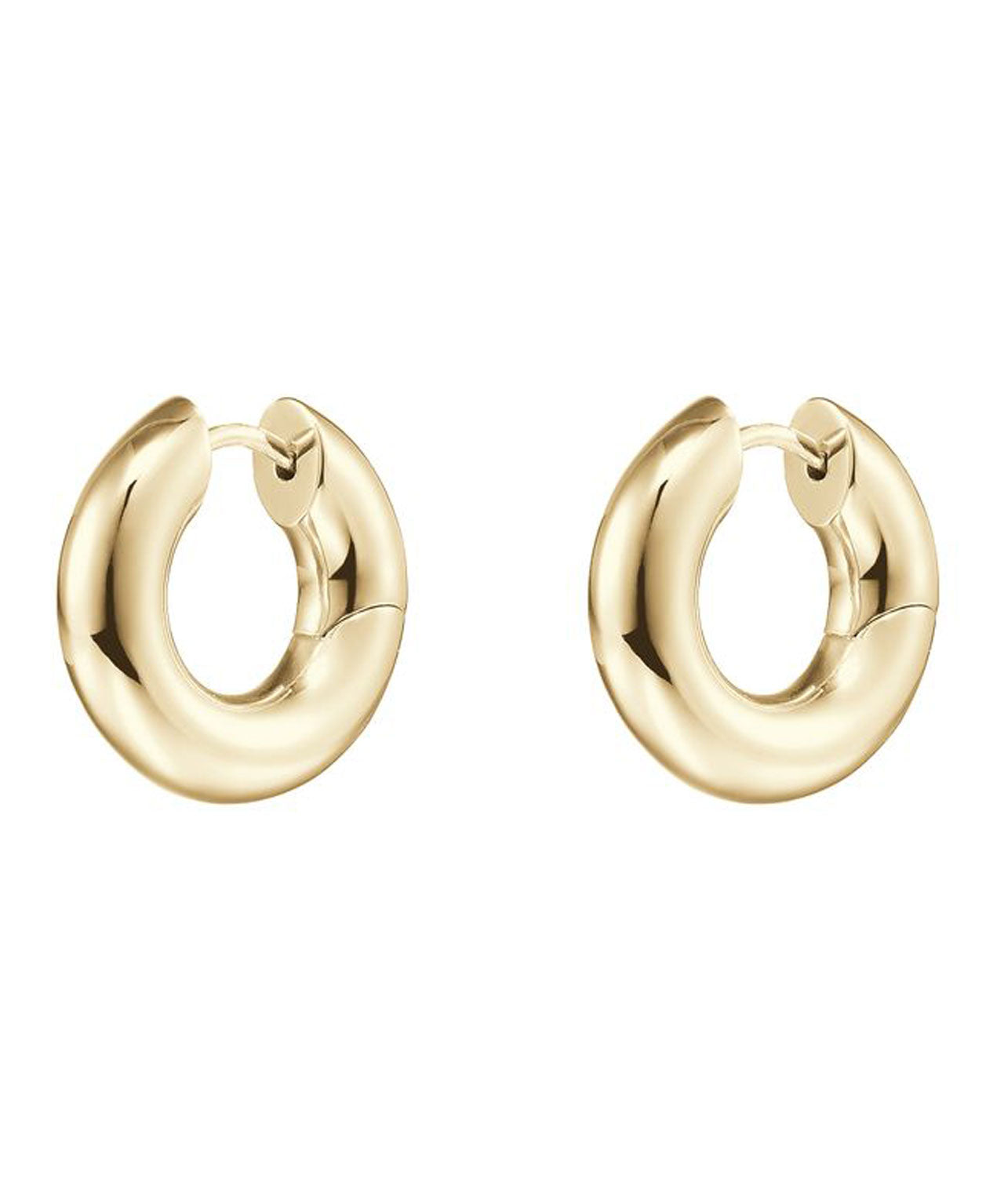 NUMBERING Goldfarbene Kreolen