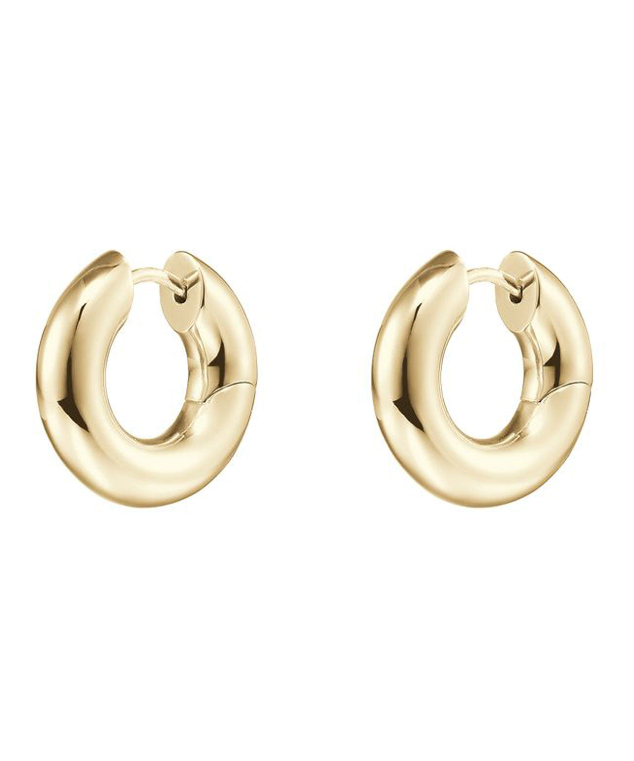 NUMBERING Goldfarbene Kreolen