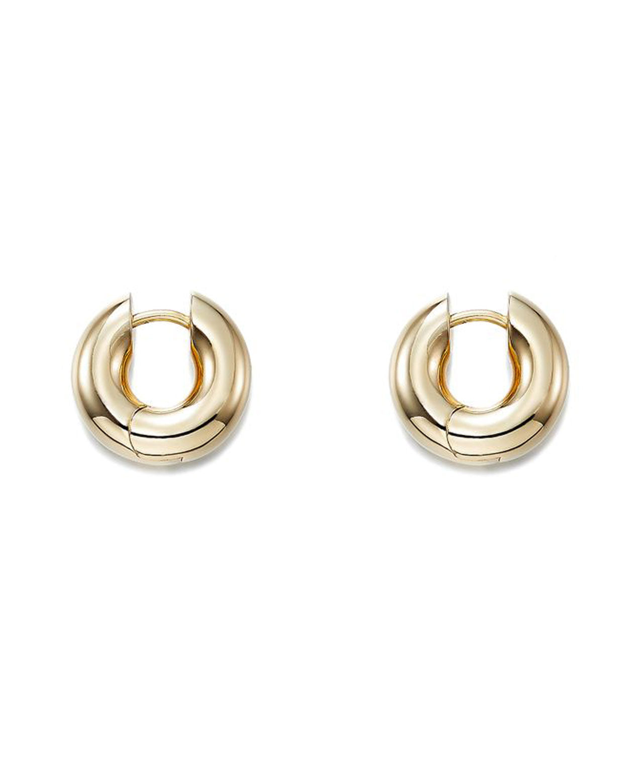 NUMBERING Kleine goldfarbene Hoops