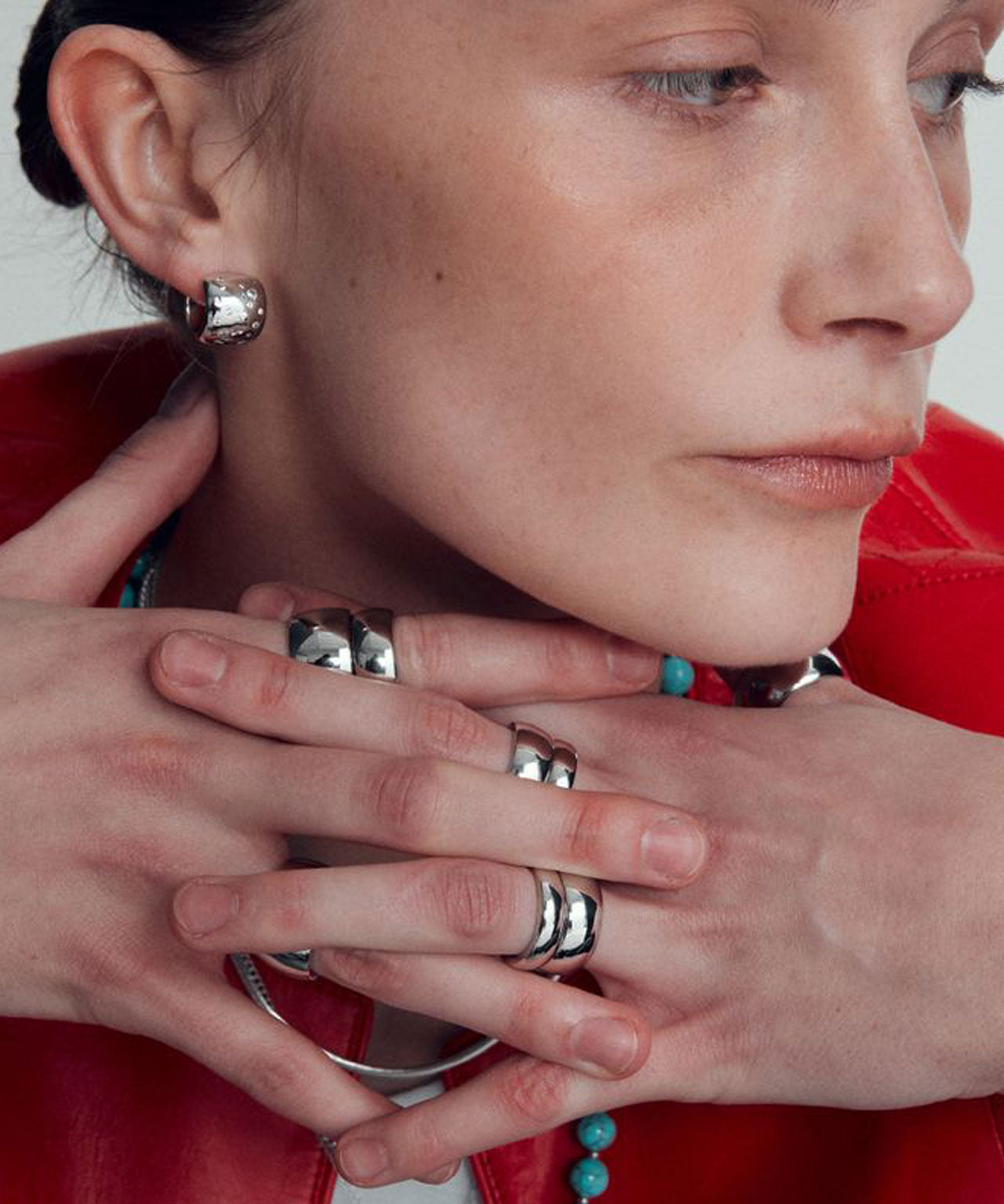 NUMBERING Ring, Gold/Silber