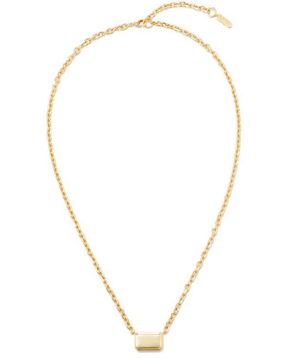 NUMBERING Gliederkette mit Anhänger, goldfarben