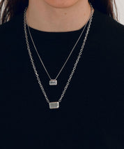 NUMBERING Silberkette mit Anhänger