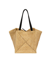 NANUSHKA Origami Raffia Tote Bag