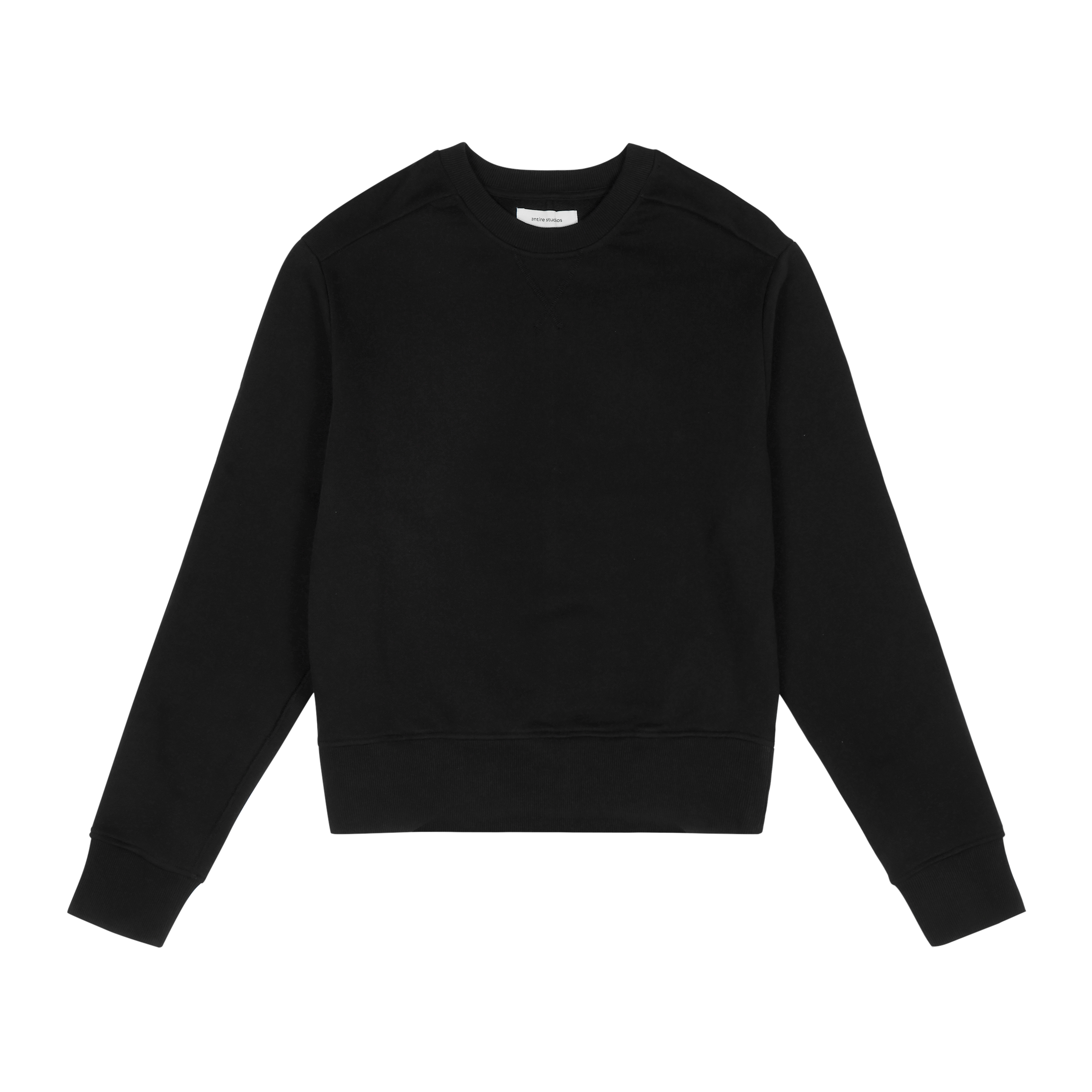 Entire Studios Schwarzes Sweatshirt Pod Crew