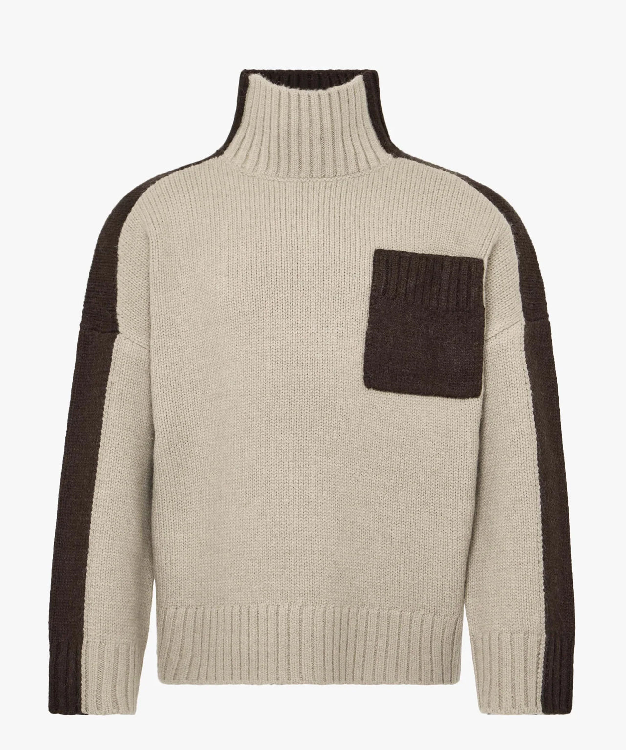JW ANDERSON Zweifarbiger Strickpullover