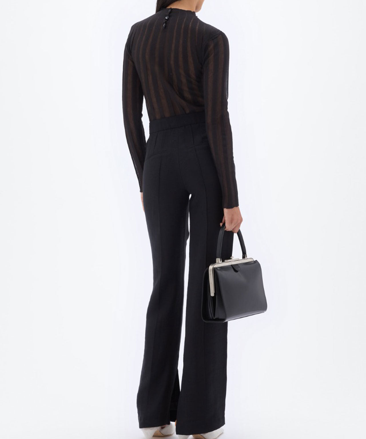 REMAIN Semi-transparenter Feinstrickpullover