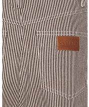 REMAIN Leicht ausgestellte Twillhose mit Webstreifen