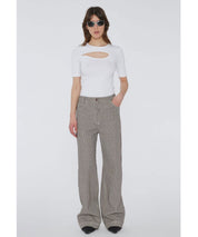 REMAIN Leicht ausgestellte Twillhose mit Webstreifen