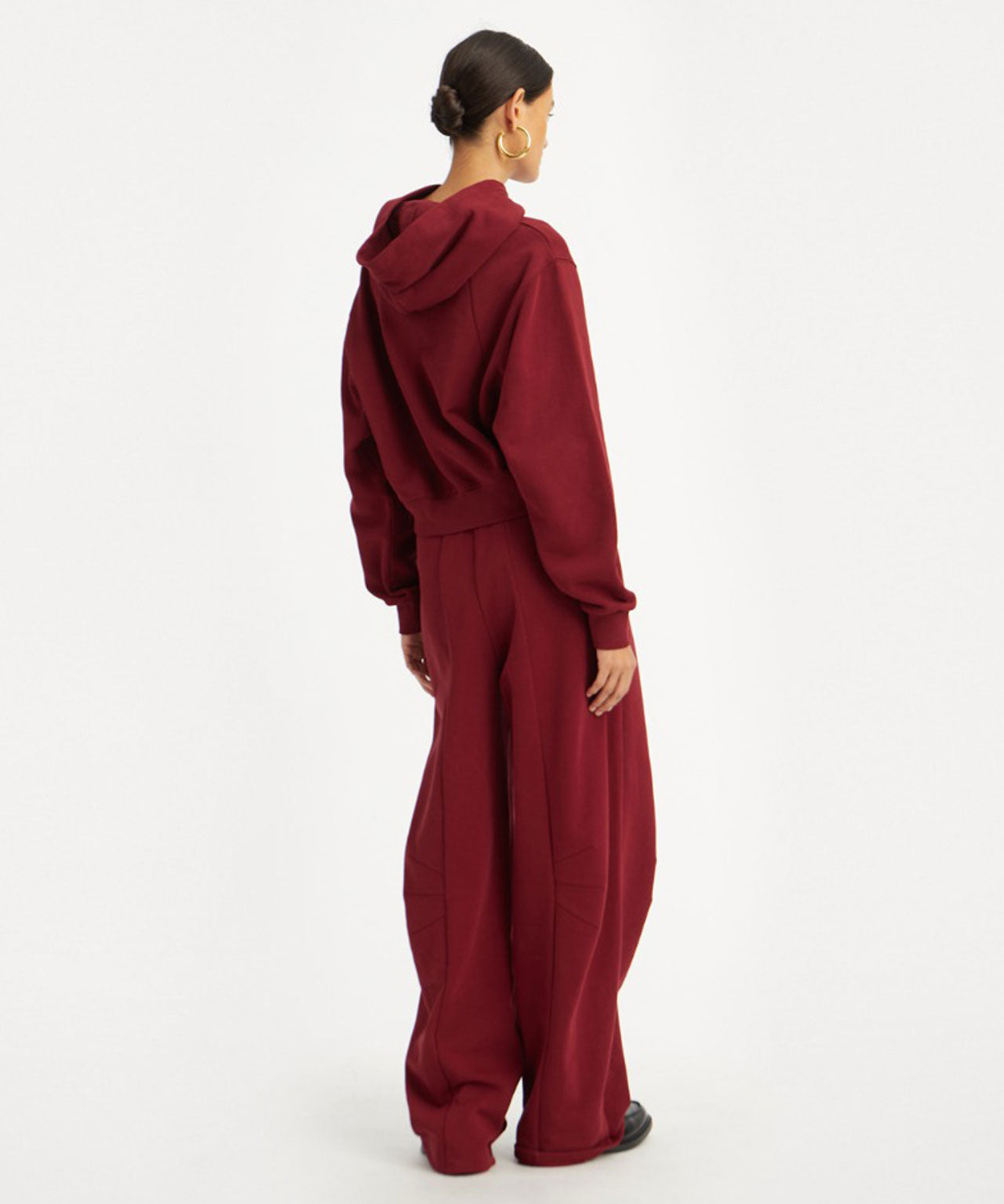 ROTATE Bordeaux Rote Sweatpants