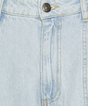 ROTATE Hellblaue Jeans mit gefittetem Bein