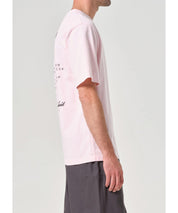 Agolde x RSVP Rosa T-Shirt mit Rückenprint