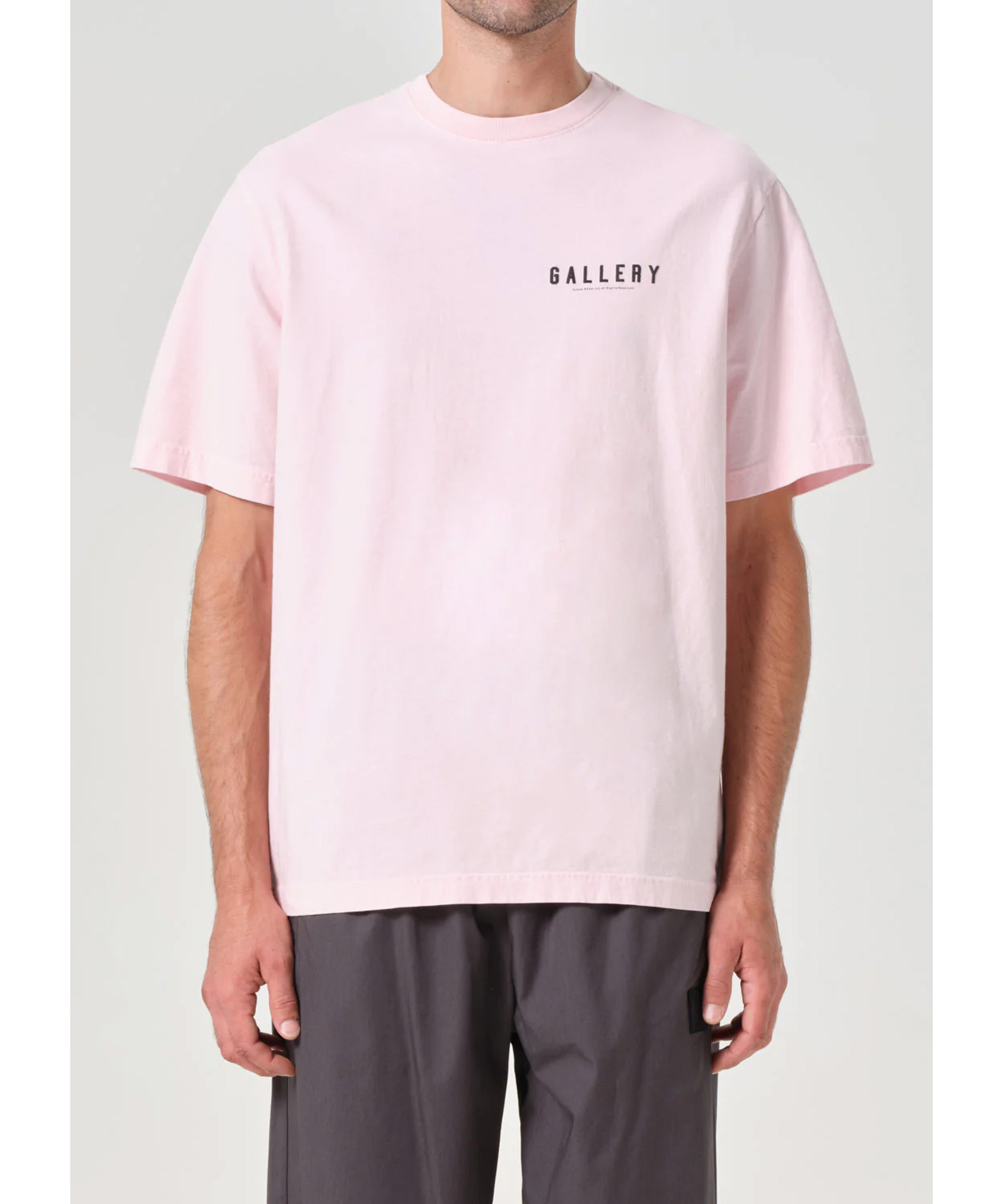 Agolde x RSVP Rosa T-Shirt mit Rückenprint
