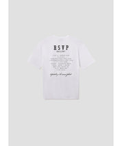 Agolde x RSVP Weißes T-Shirt mit Rückenprint