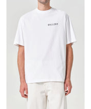 Agolde x RSVP Weißes T-Shirt mit Rückenprint