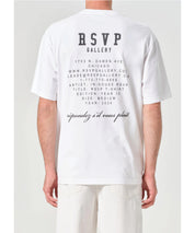Agolde x RSVP Weißes T-Shirt mit Rückenprint