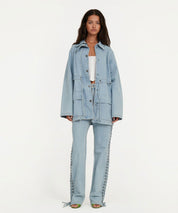 ROTATE Hellblaue Denimjacke