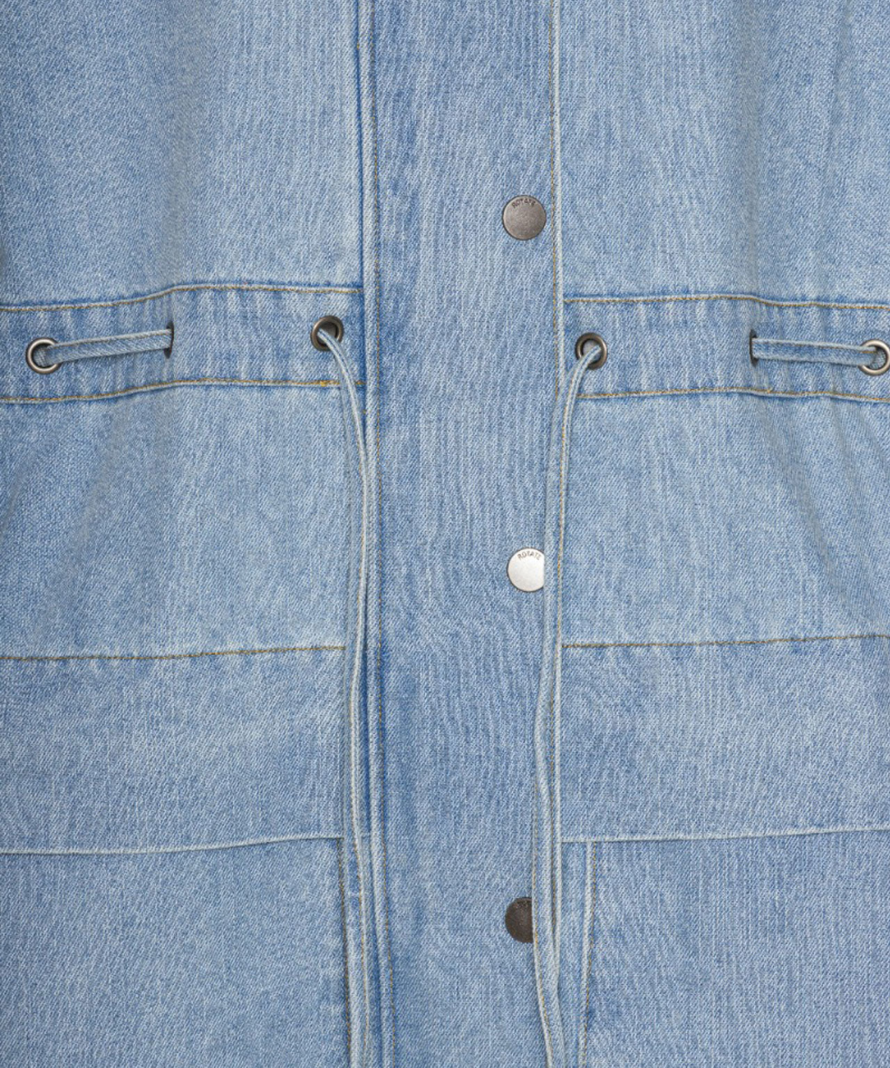 ROTATE Hellblaue Denimjacke