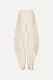 ROTATE Leinenmix Hose mit geshapten Bein
