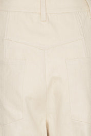 ROTATE Leinenmix Hose mit geshapten Bein