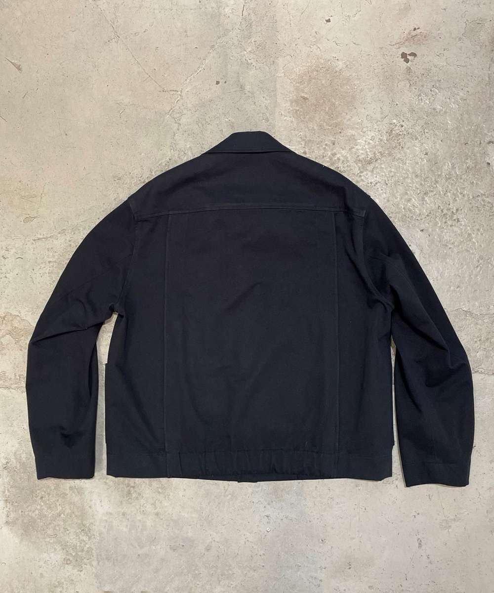 LE 17SEPTEMBRE HOMME Schwarze Baumwolljacke