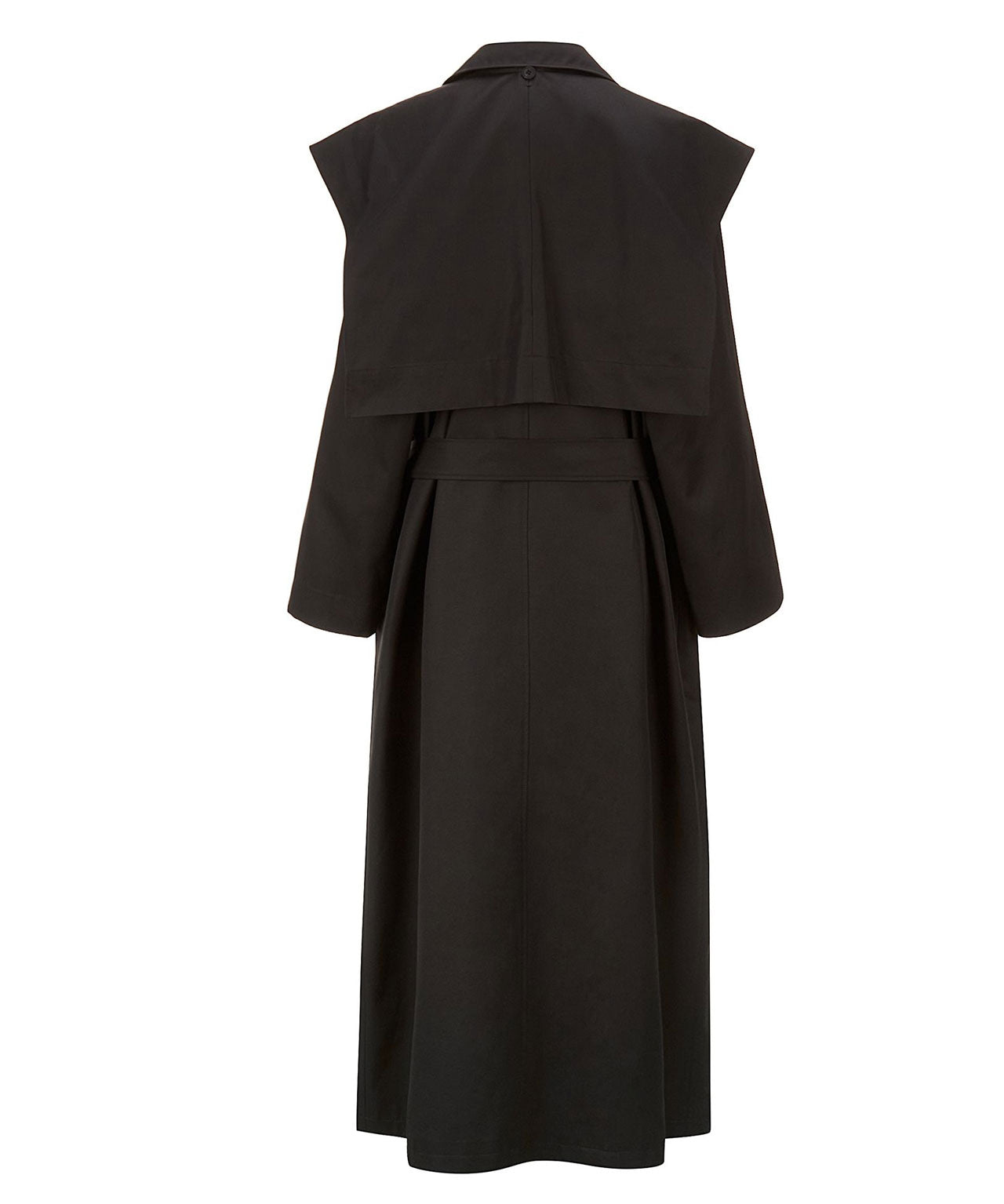 LE 17SEPTEMBRE Schwarzer, oversized Trenchcoat