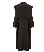 LE 17SEPTEMBRE Schwarzer, oversized Trenchcoat