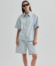 SECOND FEMALE Hellblaue Denimshorts