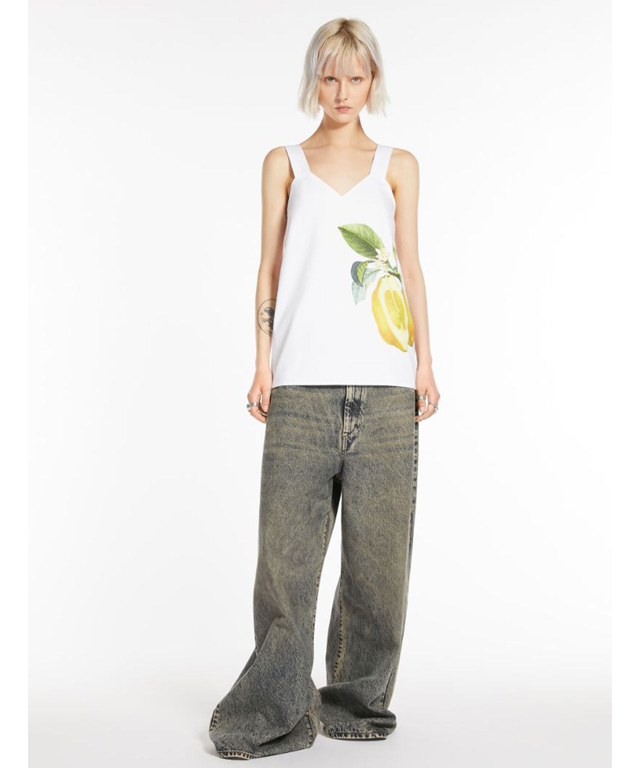 SPORTMAX Baggy Denim mit weitem Bein