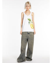 SPORTMAX Baggy Denim mit weitem Bein