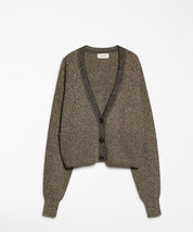 SPORTMAX Melierter Strickcardigan