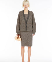 SPORTMAX Melierter Strickcardigan