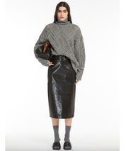 SPORTMAX Grauer, oversized Strick